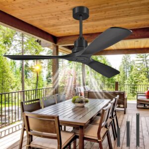AUCT 11212 - $99 Ceiling Fans With Remote Control, Outdoor Ceiling Fan fo