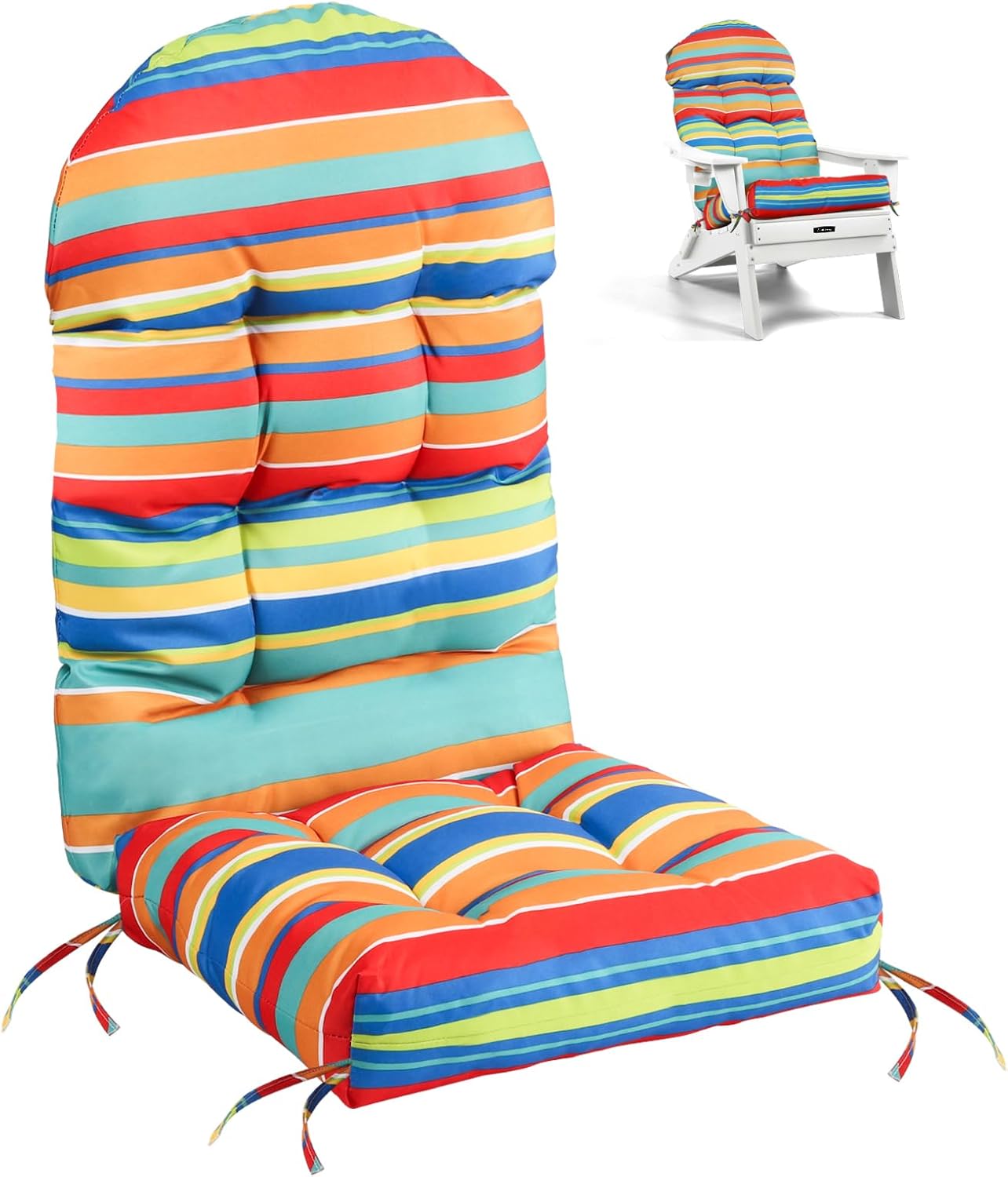 AUCT 11786 - FUNBERRY Adirondack Chair Cushion Polyester, Waterproof, UV