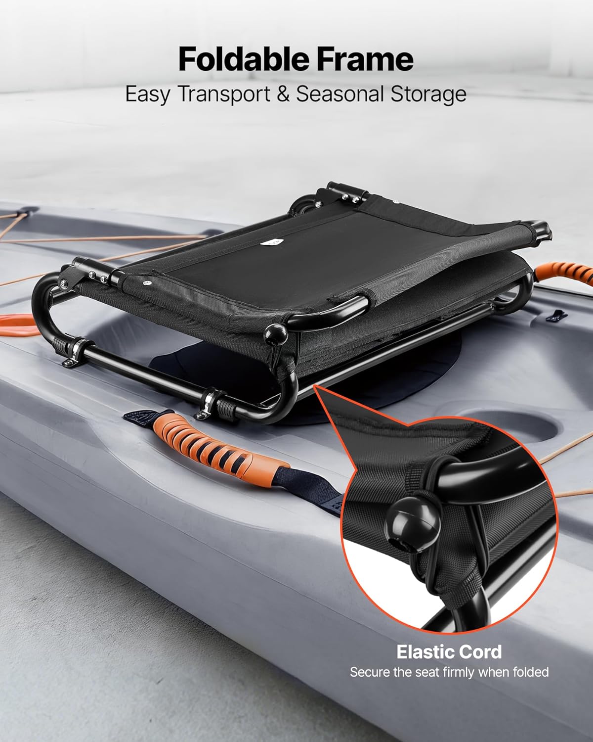 AUCT 11742 - $60 VEVOR Kayak Seat, Folding Kayak Seat with Comfortable Ba - Image 4