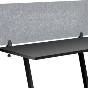 AUCT 11623 - $63 Colarr Sound Proof Dividers with Clamp 16 x 47 ' Mounted