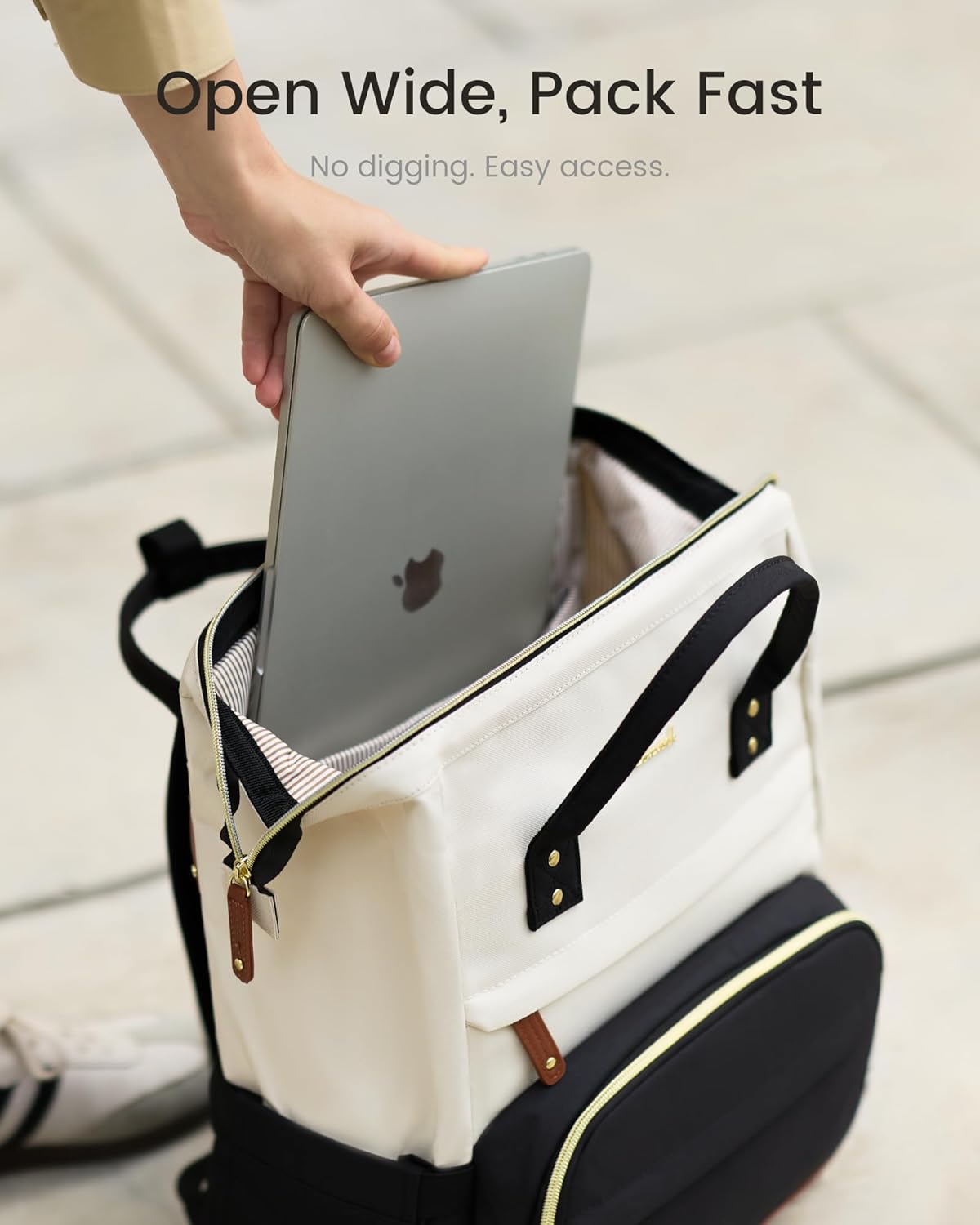 AUCT 11882 - $74 LOVEVOOK Laptop Backpack for Women, 15.6 Inch Work Busin - Image 4
