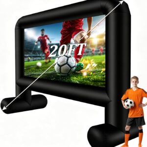 AUCT 11680 - $106 Inflatable Projector Screen Outdoor, 20FT Blow up Movie
