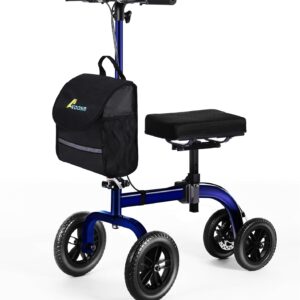 AUCT 11570 - $130 Akoasm Collapsible All Terrain Knee Scooter for Adults