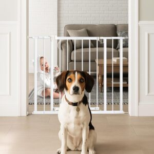 AUCT 11622 - $80 Baby Gate for Stairs, 28.5"-40" Adjustable Width, 30" He