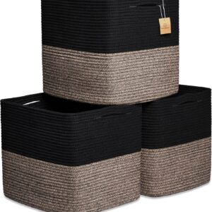 AUCT 11456 - $59 NaturalCozy 13x15x13 Kallax Storage Cubes Bins, 3 Pack |