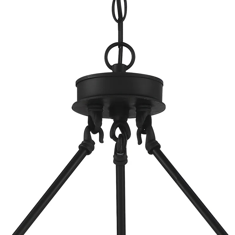 AUCT 11609 - $193 Beck 15-Light Wagon Wheel Chandelier - Finish: Aged Zin - Image 3