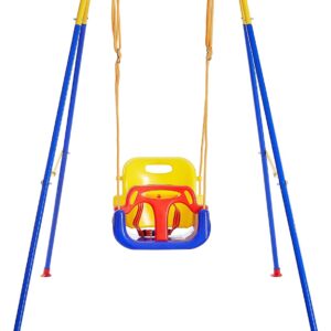 AUCT 11810 - $100 FUNLIO Toddler Swing with Foldable Metal Stand for Todd