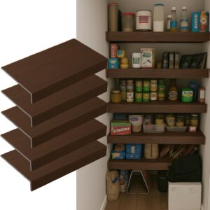 AUCT 11731 - $107 5 Pack 30x12in Wire Shelf Cover for Pantry, Closet, Kit