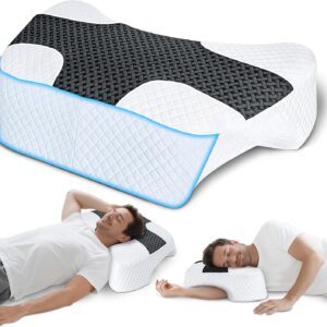 AUCT 13340 - $67 SAHEYER Side Sleeper Pillow with Arm Hole, Upgraded Memo