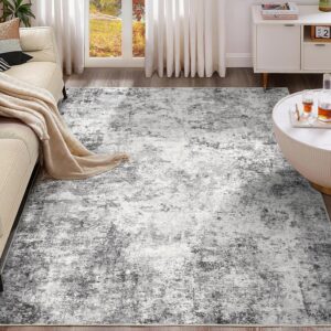 AUCT 13514 - $102 UERMEI 8x10 Area Rug Living Room Rugs - Washable Neutra
