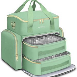 AUCT 13408 - $51 YOREPEK Extra Large Nail Polish Organizer Case Holds 96