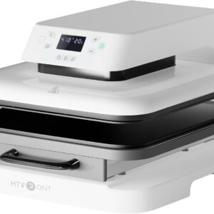AUCT 14302 - $200 HTVRONT Auto Heat Press Machine for T Shirts - 15x15 Sm