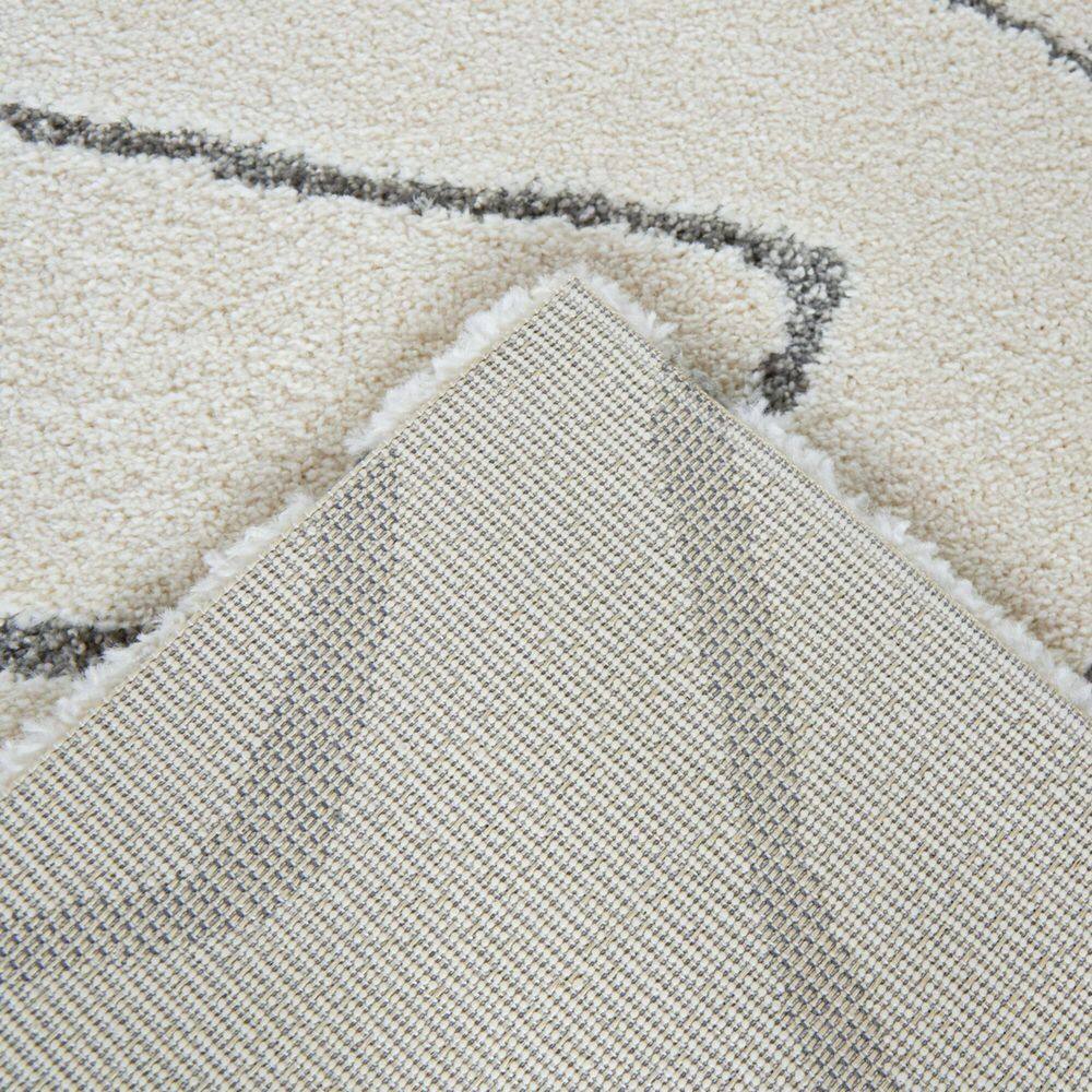 AUCT 13415r - $103 Tanya Grey 5 ft. 3 in. x 7 ft. Abstract Area Rug - Image 3