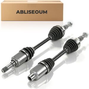 AUCT 14076 - $121 Pair (2) CV Front Axle Shaft Assembly Compatible with C
