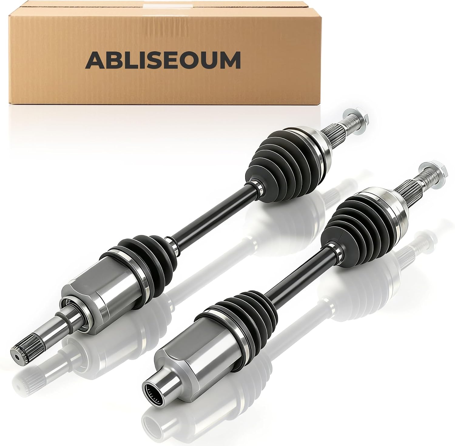 AUCT 14076 - $121 Pair (2) CV Front Axle Shaft Assembly Compatible with C