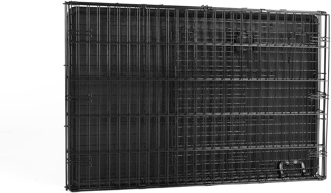 AUCT 12166 - $71 Amazon Basics Durable, Foldable Metal Wire Dog Crate wit - Image 4