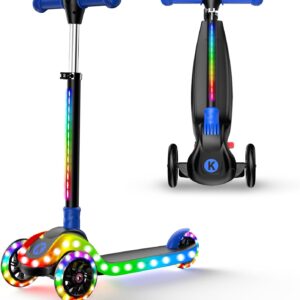 AUCT 14290 - $66 2-in-1 Adjustable Kick Scooter for Kids 3-5 (Suitable 3-