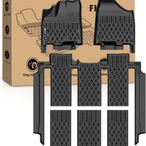 AUCT 11913 - $132 Nilight TPE Floor Mats for Toyota Sienna 7 Seat 2013 20