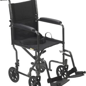 AUCT 14236 - $104 Drive Medical Lightweight Folding Transport Wheelchair
