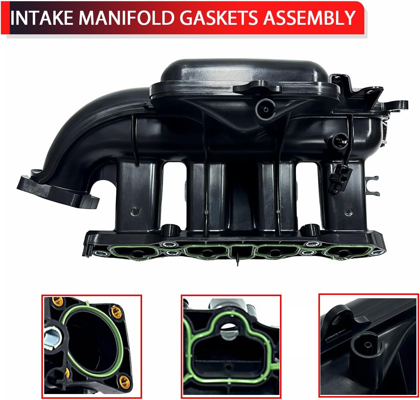 AUCT 12471 - $71 615-380 Engine Intake Manifold Assembly Compatible with - Image 4