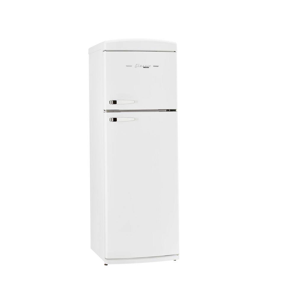 AUCT 14383re - $899 Classic Retro 23.8 in. 11 cu. ft. Frost Free Top Freeze - Image 2