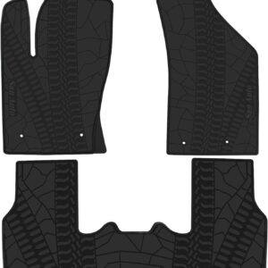 AUCT 12239 - Car Floor Mat Custom Fit for Jeep Compass 2017-2025 2026 Ful