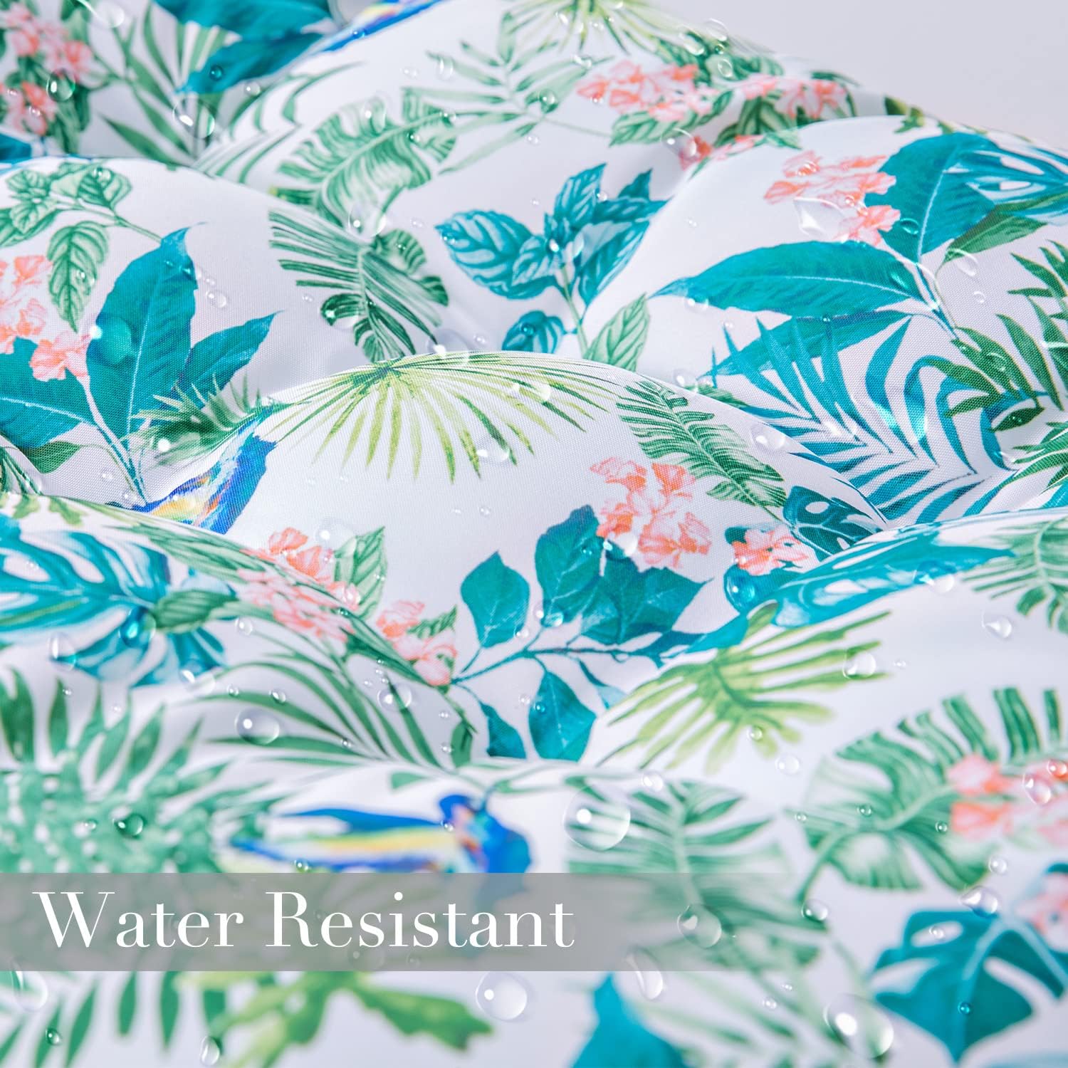 AUCT 13306 - $80 Enipate Tropical Print Adirondack Chair Cushions, Weathe - Image 3