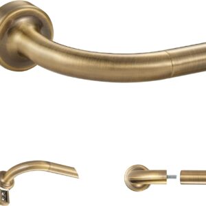 AUCT 14307 - Antique Bronze Disc Curtain Rods, 48-84 Inches Window Curtai
