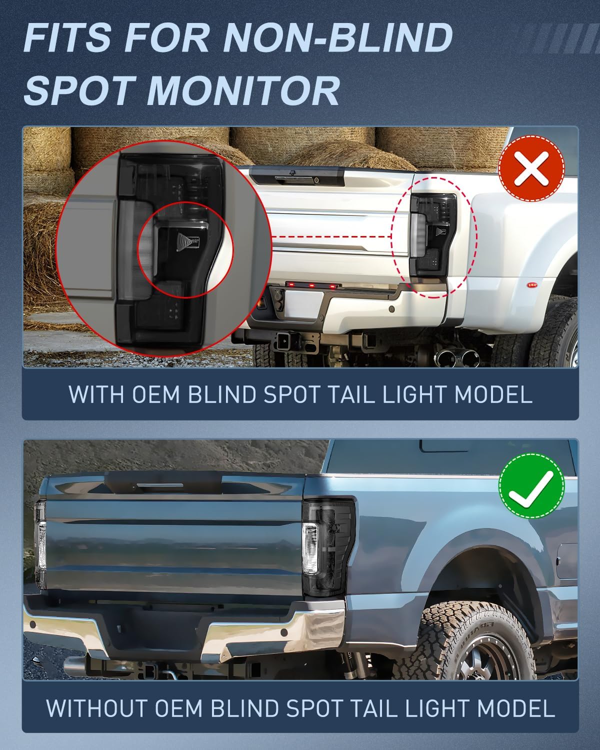 AUCT 14278 - $77 Nilight Taillight Assembly Compatible with 2017 2018 201 - Image 2