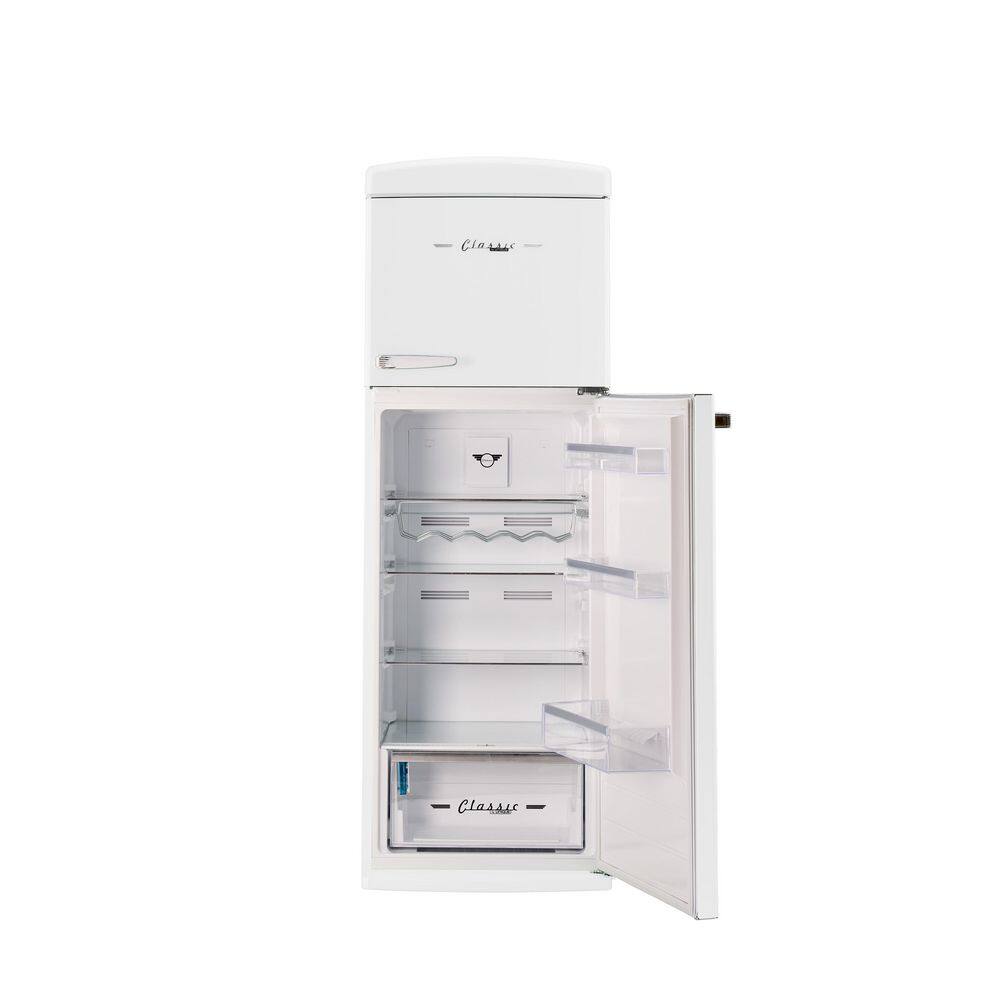 AUCT 14383re - $899 Classic Retro 23.8 in. 11 cu. ft. Frost Free Top Freeze - Image 4