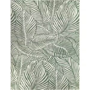 AUCT 14251 - $139 Green 8 ft. x 10 ft. Palm Indoor/Outdoor Area Rug