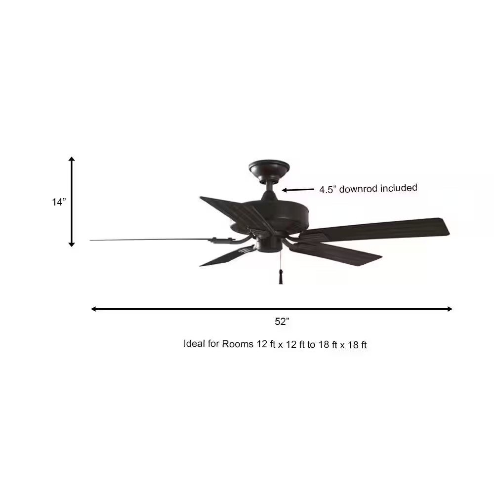 AUCT 12593 - $100 Barrow Island 52 in. Indoor/Outdoor Wet Rated Natural I - Image 4