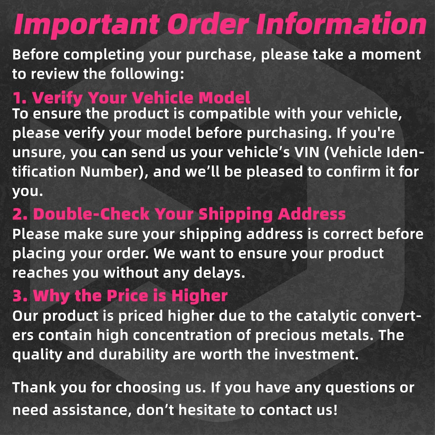 AUCT 14316 - $245 3Pcs Catalytic Converter Compatible with 2008-2015 Hond - Image 3