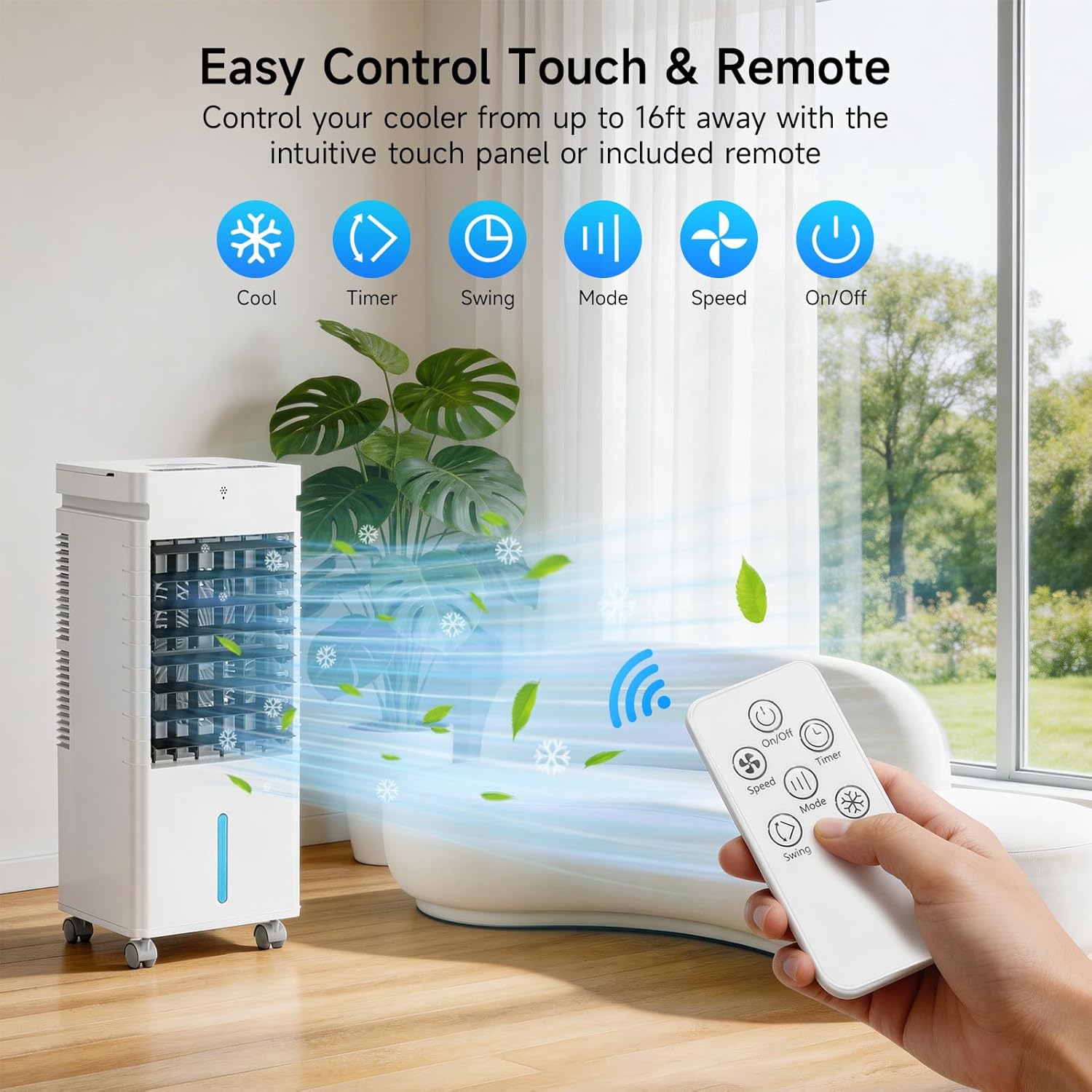 AUCT 13944 - $90 Portable Air Conditioners, 3-IN-1 Evaporative Air Cooler - Image 4