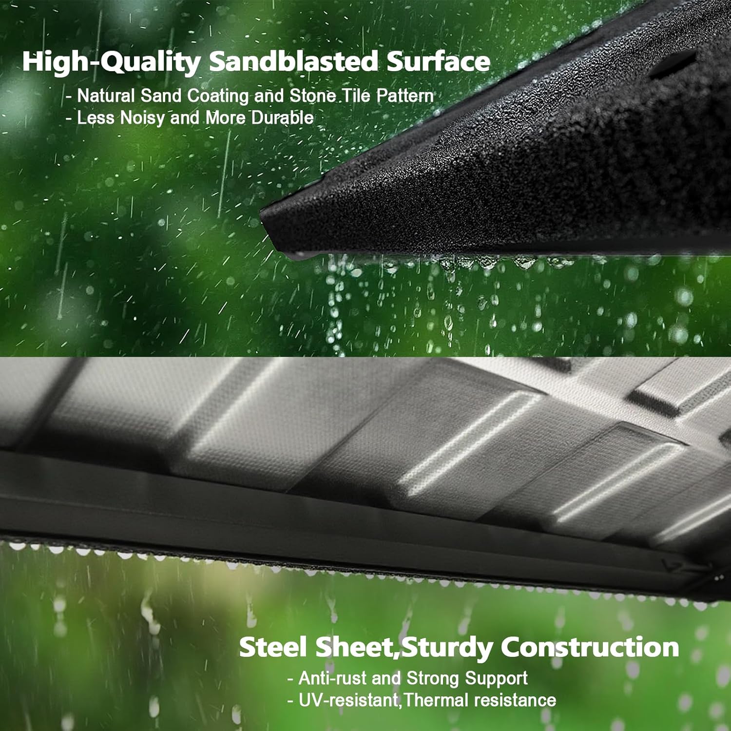 AUCT 12165 - $229 Metal Awnings 52" W x 31" H, Tile Shaped Metal Awning f - Image 2