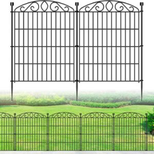AUCT 14204 - $70 No Dig Decorative Garden Fence 6 Panel - 30in H x 11.4 f