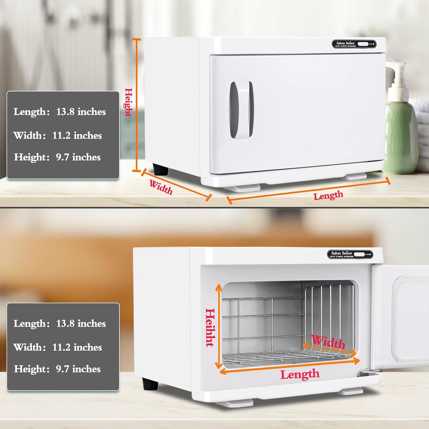 AUCT 14280 - $78 Salon Se or Small Towel Warmer,Hot towel Cabinet with Fa - Image 4