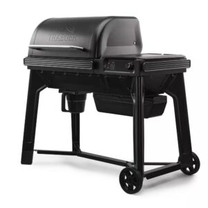 AUCT 14239 - $899 Woodridge Wi-Fi Pellet Grill and Smoker in Black