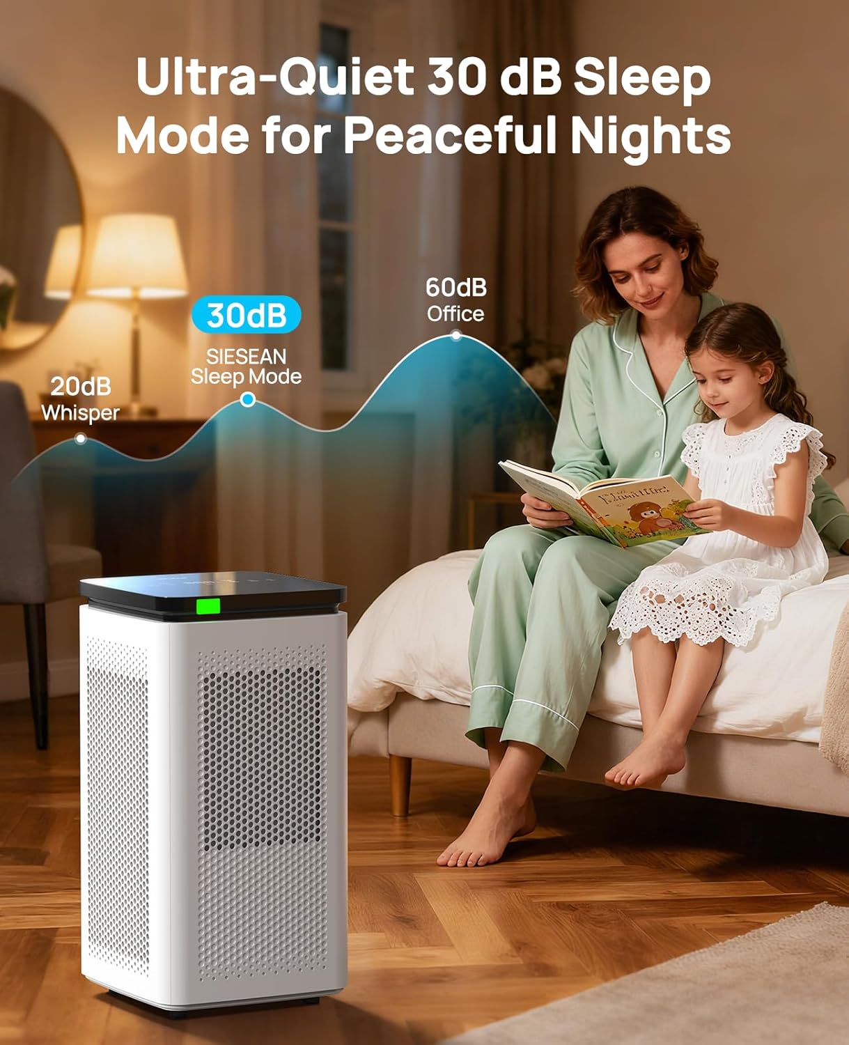 AUCT 13301 - $150 Air Purifiers for Home Large Rooms up to 3500 Ft , H13 - Image 4