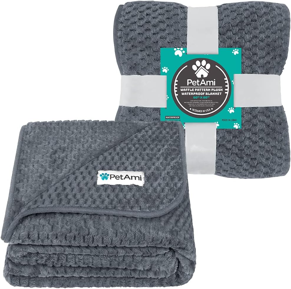 AUCT 12098 - PetAmi Waterproof Dog Blanket, Leakproof XL Pet Blanket for - Image 2