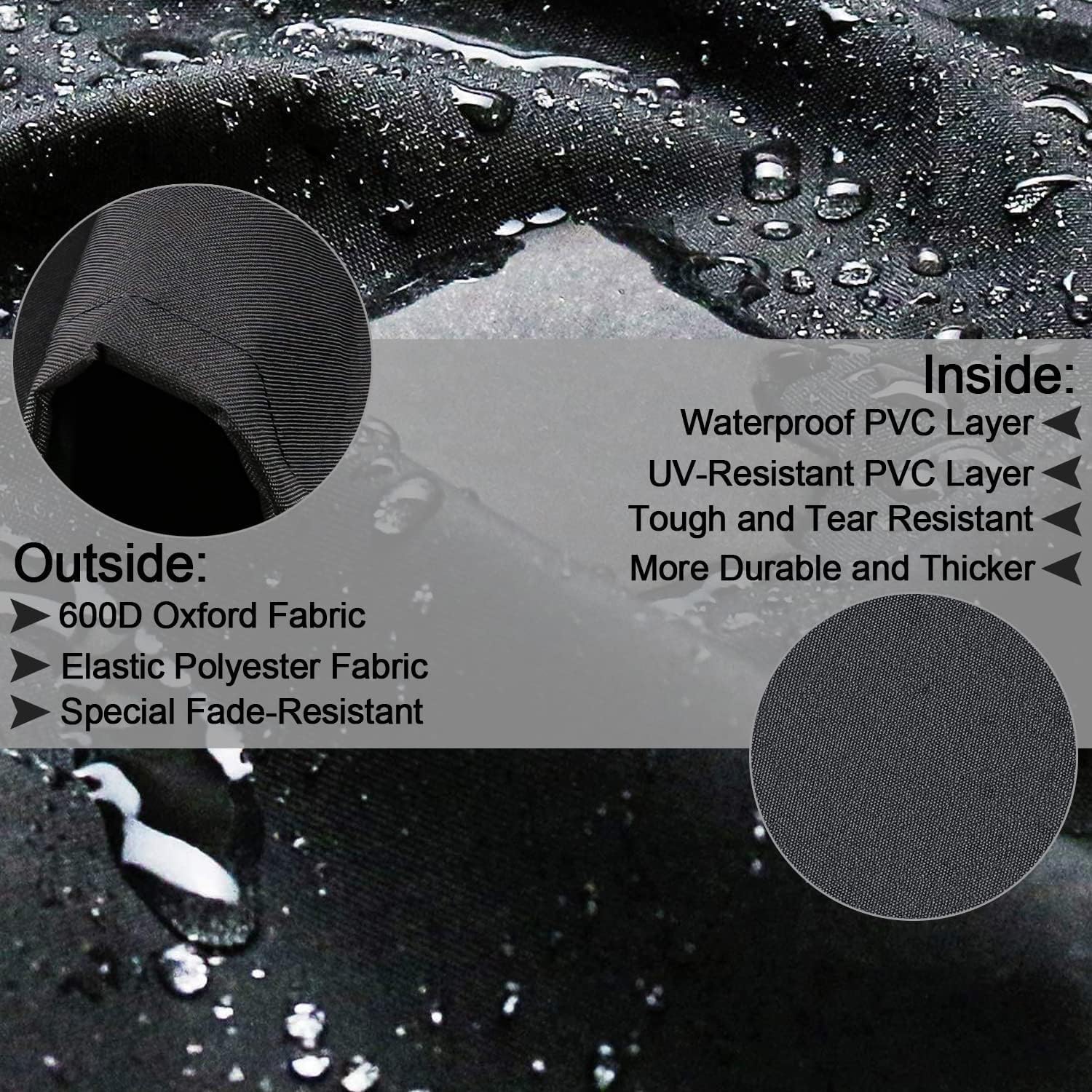 AUCT 13288 - Weber Spirit and Spirit II 200 Series Grill Cover, 600D Heav - Image 4
