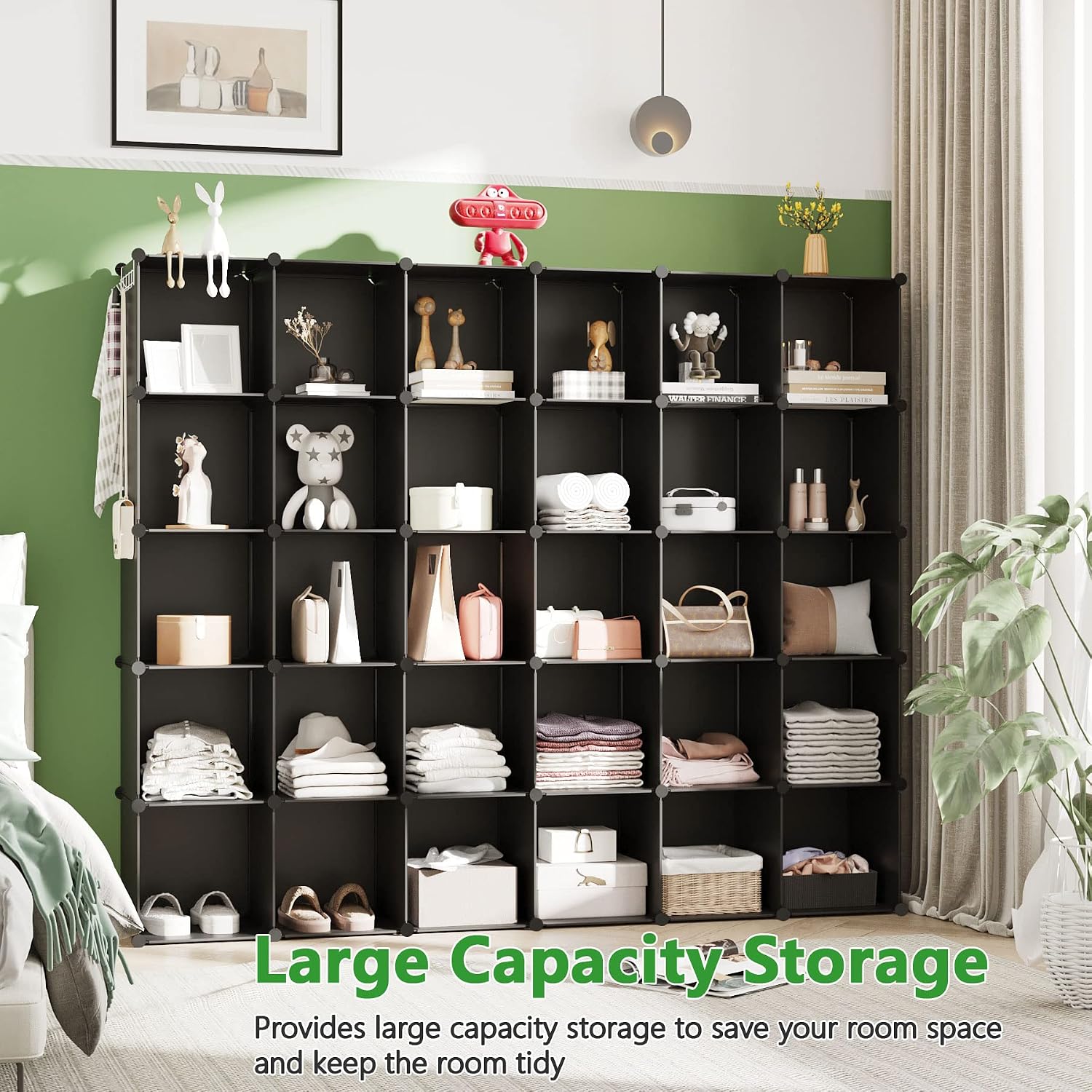 AUCT 14319 - $89 C&AHOME Cube Storage Organizer, 30-Cube Shelves Units, C - Image 4