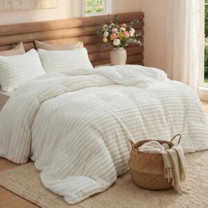 AUCT 13353 - Bedsure Comforter Set Queen Size - GentleSoft  3 Pieces Doub