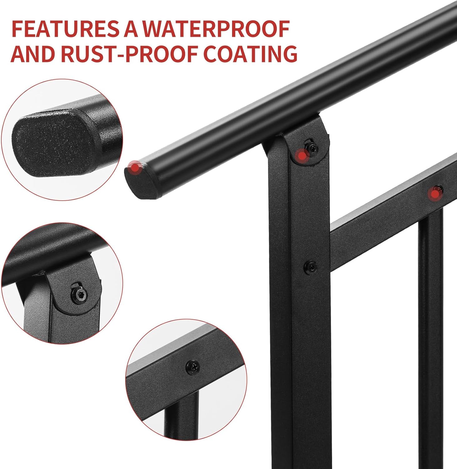 AUCT 14276 - Hand Rails for Outdoor Steps Stair Handrail & Indoor Stair R - Image 4