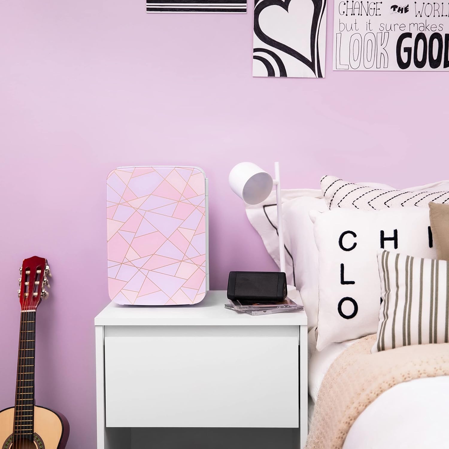AUCT 13380 - $80 Cooluli 10L Mini Fridge for Bedroom - Car, Office Desk & - Image 3