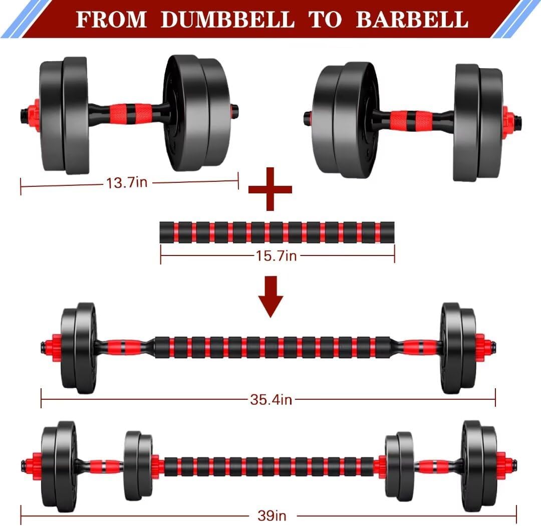 AUCT 14367 - Adjustable-Dumbbells-Sets,Free Weights-Dumbbells Set of 2 Co - Image 3