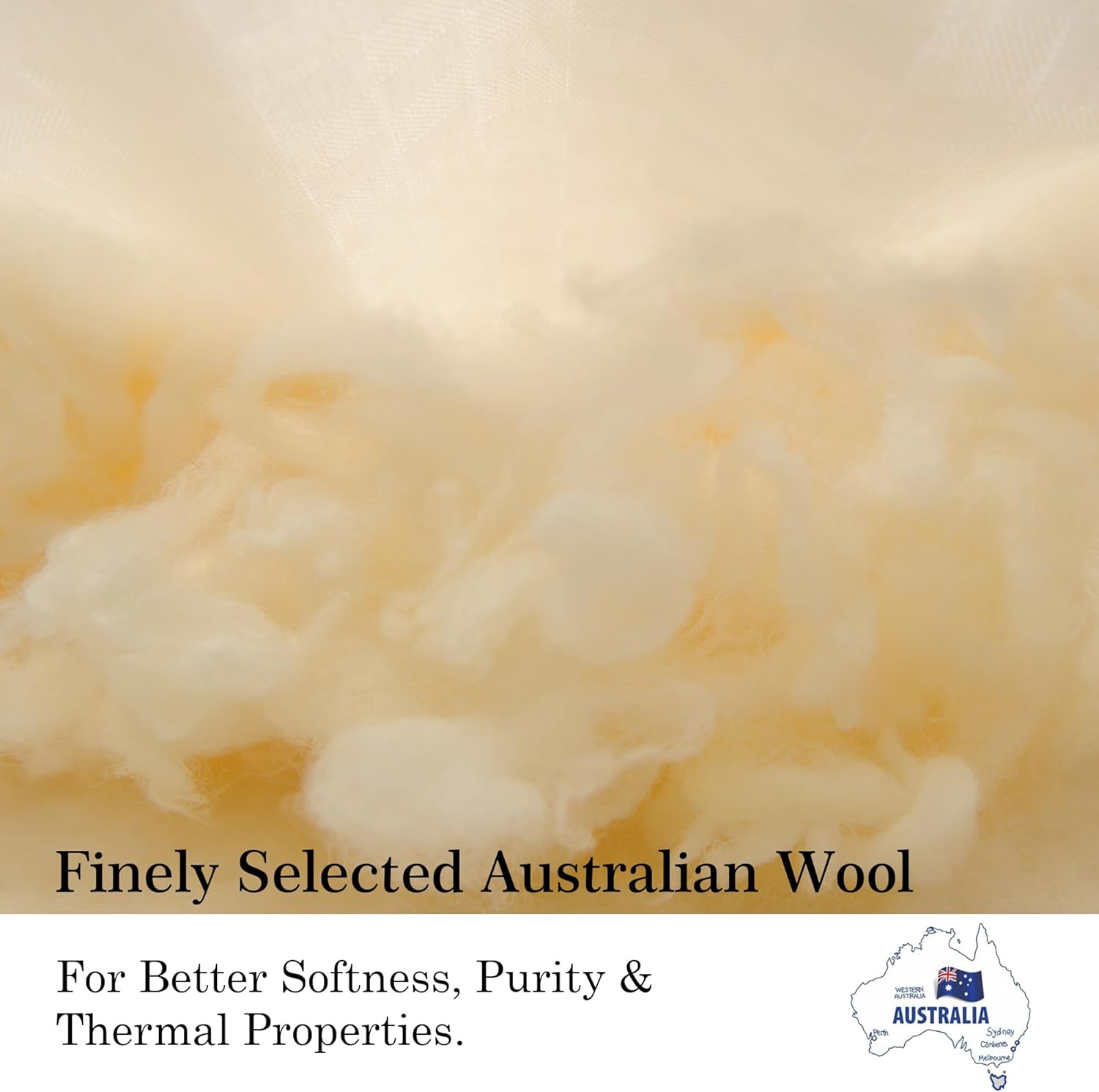 AUCT 13240 - $170 CUDDLE DREAMS Wool Comforter Duvet Insert, 100% Austral - Image 4