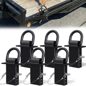 AUCT 14355 - Stake Pocket D Ring, 18000lbs D Rings Heavy Duty Stake Pocke