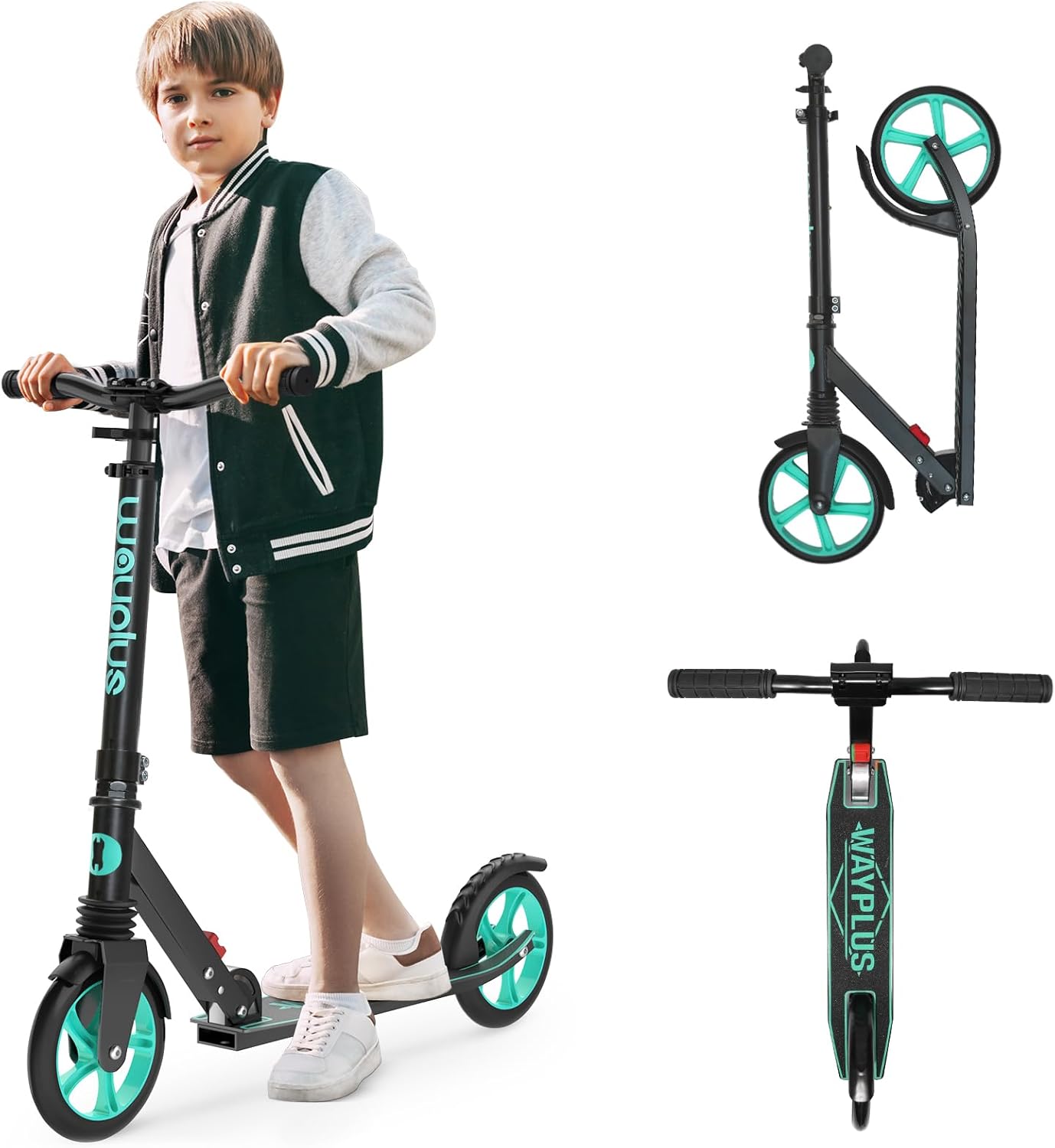 AUCT 13402 - $66 WAYPLUS KS1 Kick Scooter for Ages 6+,Kid, Teens & Adults