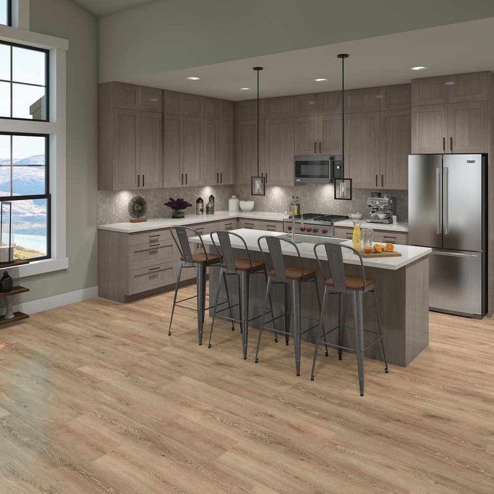 AUCT 14382fl - $328 9 boxes -Virgil Island Oak 12 mm T x 8 in. W Waterproof - Image 2